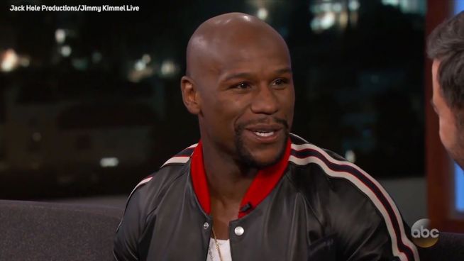 So ein Angeber: Floyd Mayweather Jr. bei Jimmy Kimmel