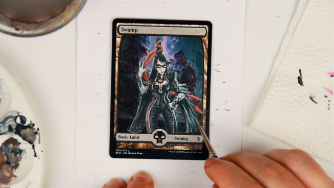 Personalisierte Magic-Karte: Bayonetta